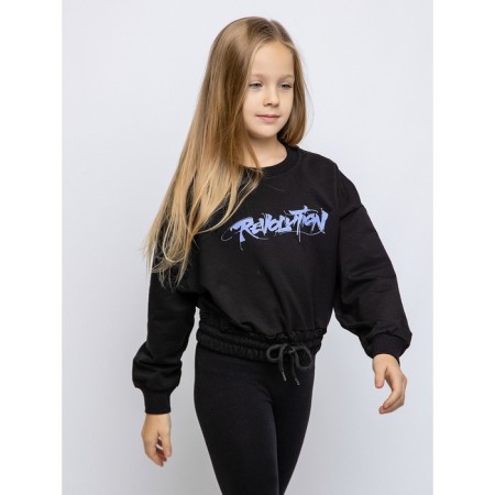 Pulover for children, height 110 cm, black color-3