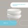 A set of deep plates Liberty Jones Contour, D = 18 cm, 2 pcs
