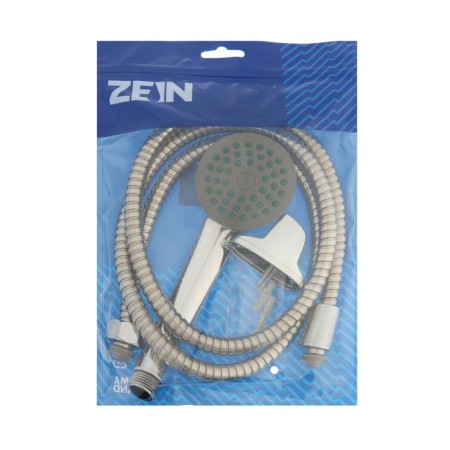 Shower Set Zein Z0301, hose 150 cm, holder, nuts plastic, watering can 1 mode-8