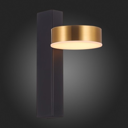 Wall lamp ST LUCE. SL6000.301.01. Pances. 1x7 W, LED, 3000K, 300 LM, 10x21 cm, black color-2