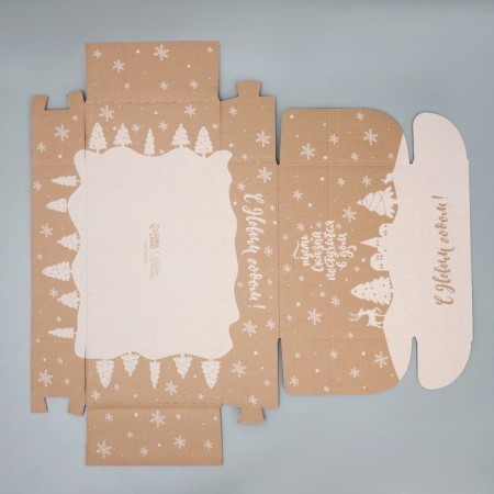 Box the national team "Snow City", Bury, 27 x 21 x 9 cm, New Year-6