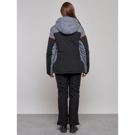 Ski jacket women's, size 54, black color-4
