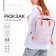 Backpack School Textile Nazamok, 38x27x13 cm, lilac color