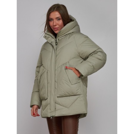 Winter jacket, size 52, light green color-9