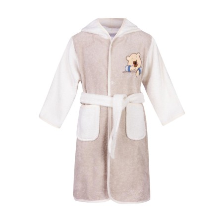 Children's robe 4-6 years Barney, beige color