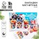 New Year. Magnetic bookmarks "New Year's fluffs", 4 pcs mini mini