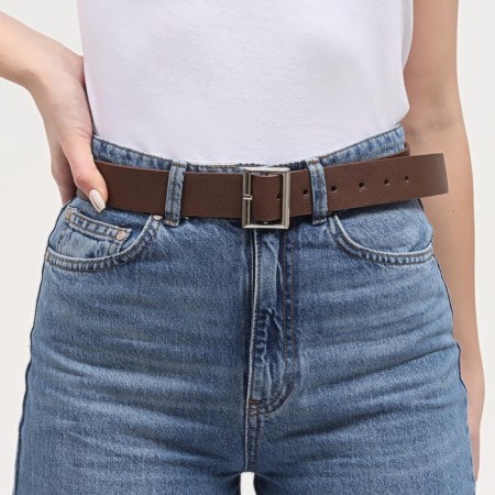 A belt buckle 4.8 × 3.6 cm, 39 mm, silver color-3