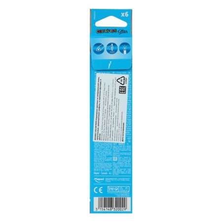 Three -sided pencils, 6 colors, Maped Color Peps-4