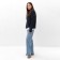 Jumper female MIST of large knit, blue, p. L (48-50)