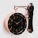 Watching double-sided watches, on suspension, smooth move, 36 x 32 cm, D-25 cm, dial 19 cm