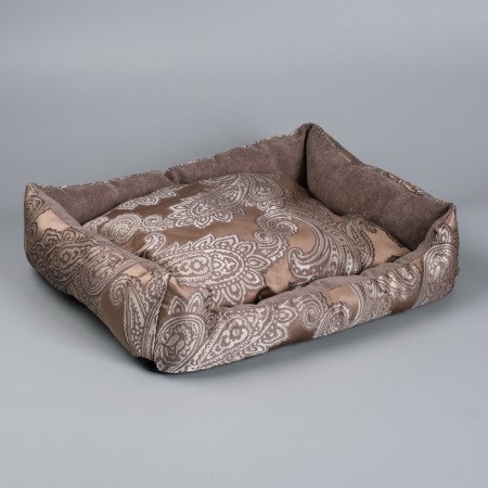 Lynchy-divan with a bilateral pillow, 53 x 42 x 11 cm, mix of flowers-7
