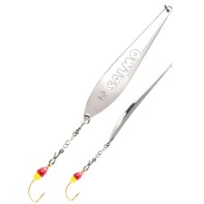 Vertical Winter Lucky John S-3-Z Lock with a chain and hook, 6.5 g, s blister