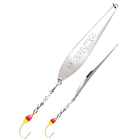 Vertical Winter Lucky John S-3-Z Lock with a chain and hook, 6.5 g, s blister