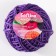 Yarn 100% juts "Softino Jute Colored" 50m ± 2m violet 50 g