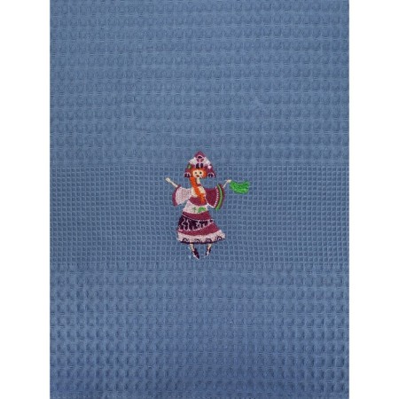 Kokoshnik kitchen waffle towel, size 50x70 cm-1