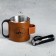 Tourist mug with a flashlight "When we are around the fire", 170 ml