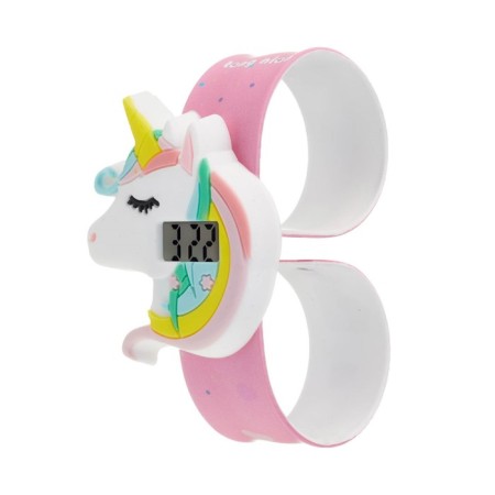 Watch washing electronic, children's "unicorn", silicone strap-1