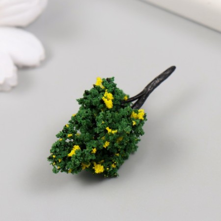Artificial plant for creativity plastic "Cassia" 4 cm-2