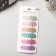 Invisibility for Herty hair (set 6 pcs) Summer Disco, 5.5 cm, mix