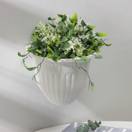 Kashpo Nastya "Lausanne", 3 l, white color