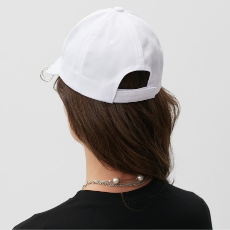 Women's cap minku with rings white color, rr 56-58-2