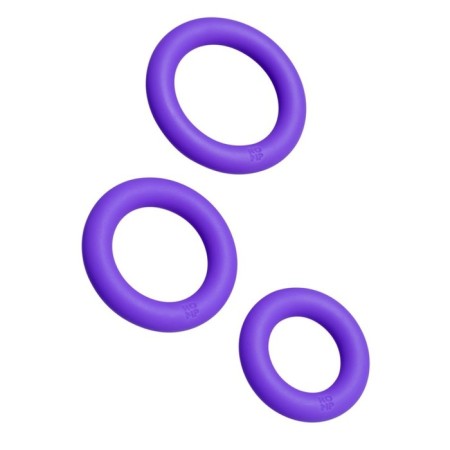 A set of erectational rings Romps Remix Trio Violet-1
