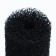 Round sponge No. 1, medium -porous 30 ppi, 5 x 5 x 10 cm, black