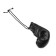 Mirror decoration, boxing glove, 9 × 5 cm, black