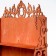 Decorative shelf, red tree, 58x46x25 cm