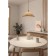 OXPARK chandelier, 1x25W E27