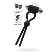 Lasso for penis A-Toys byfa Ect, silicone, black, 14 cm