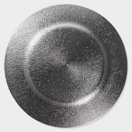 Black dining plate Magistro "Caramel. Blue silver ", d = 27 cm, blue color-3