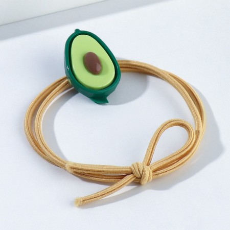 A set of hair accessories "Avocadic mood", hairpin, elastic bands 2 pcs-3