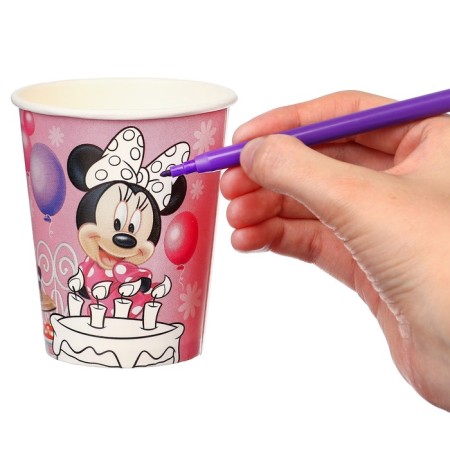 Birthday glass "Happy Birthday!", 250 ml, Minnie Mouse-5