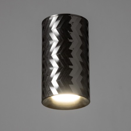 Lamp "Aster" GU10 black chrome 7.5x7.5x13 cm-1