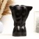 Kashpo - Vase "Men" Black Gold, 26.5 cm