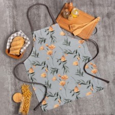 Apron Etel Yellow Poppies 60x70 cm, 100% cotton, reps 210 g/m2