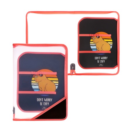 Folder D/Labor A4 Lightning around/Folding Plastic Plastic PTR-1 Calligrata maids "Be cape"-2