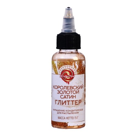 Glitter, Kandurin-sprayer "Satin Royal Gold", faction 5-25 µm, 15 g-1
