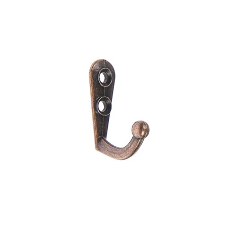 Hook furniture tundra TKO009, one -rod, copper