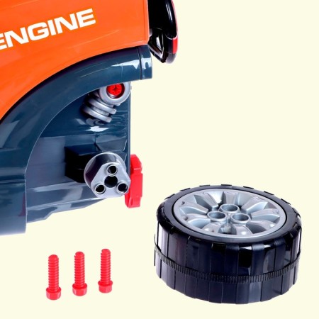 Set of mechanics, collect the engine "Jeep"-11