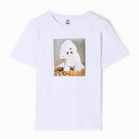 T -shirt female, white size 46-5