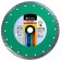Diamond disk solid Baumesser Turbo Stein Pro, dry cut, 230 x 2.6 x 22.2 mm