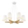 Suspended lamp 40W, 6HE14, 23,6x70.8 cm, white
