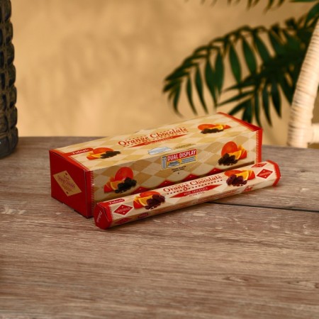 Incense "tulasi" 20 aromaches of orange and chocolate