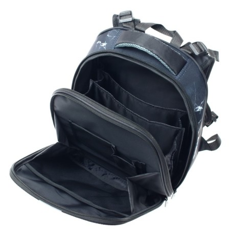 School backpack 38 x 30 x 16 cm, ergonomic back, stavia "bullet", multicolor-7