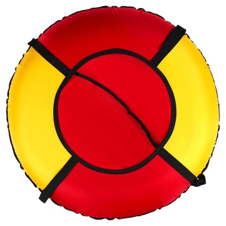 Winter Star tubing-vatter, Czech diameter 100 cm, red/yellow color-4