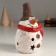 Ceramic Ceramics Similar “Puffy Snowman with Stars” 8.9x10.2x16.3 cm