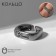 Ring "Copper" Smile, color black silver, dimensionless