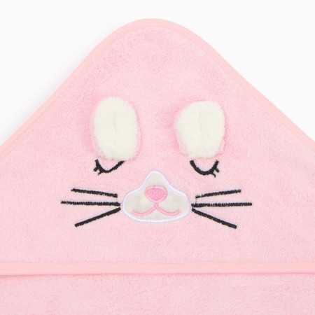 Lovelife towel "friend", col. Pink, 80x80 cm, 100% PE, microfiber 280 g/m2-6